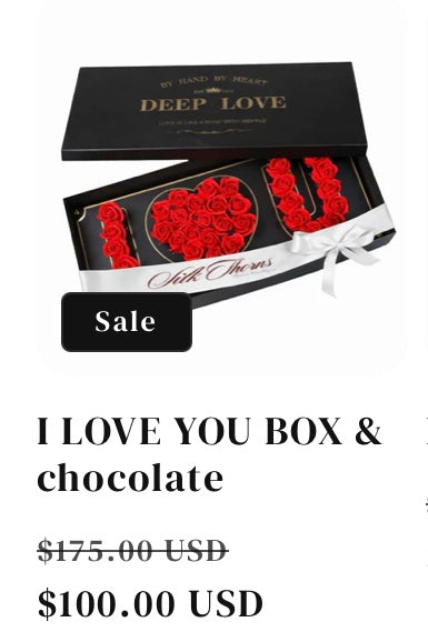 I LOVE YOU PACKAGE SMALL